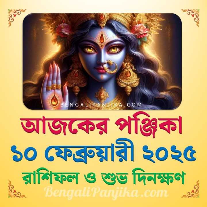 10 February 2025 Today Bengali Calendar Panjika and Rashifal