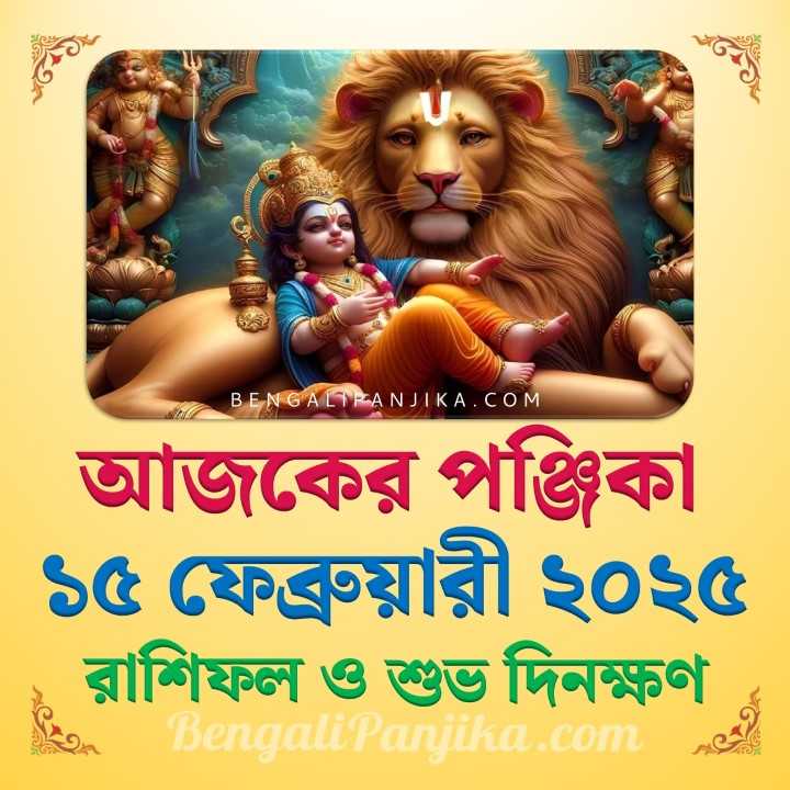 15 February 2025 Today Bengali Calendar Panjika and Rashifal